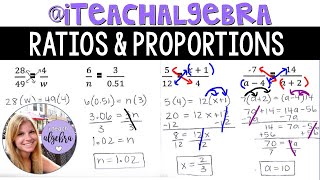 Algebra 1 - Ratios & Proportions