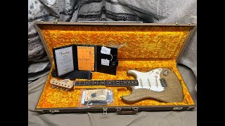 Atomic Music Item # 33538-1 Fender Custom Shop Korina Journeyman Stratocaster Guitar - Pickup Demo