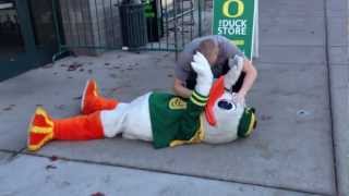 Oregon Duck Mascot Found Unconscious