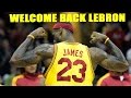 Lebron Back Playing With The Cleveland Cavaliers NBA 2K14 Gameplay