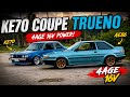 KE70 Turbo 4AGE 16V vs AE86 Trueno 🔥 JDM Legends