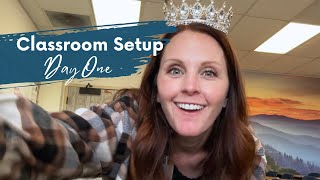 Middle School Classroom Setup - Day One