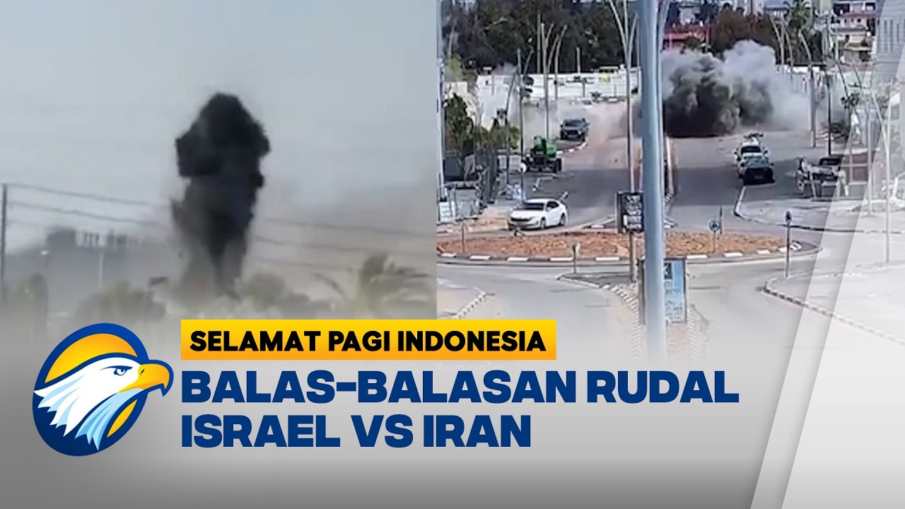 Detik-detik Rudal Iran Hantam Israel - [Selamat Pagi Indonesia]