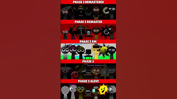 Incredibox Sprunki Phase 3 Remastered VS Remaster VS Phase 3 RM VS Phase 3 VS Alive *MIX VERSION*