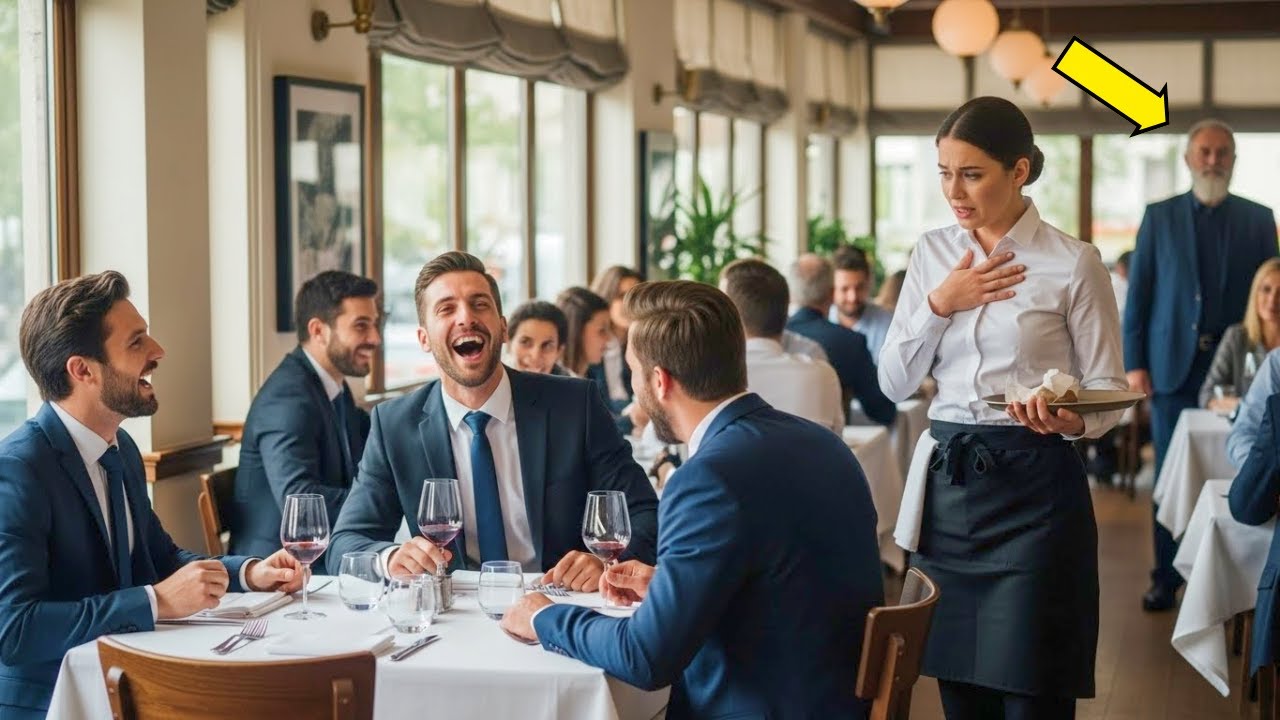 Trois hommes riches refusent de payer la serveuse jusqu'à ce que le milliardaire propriétaire appara