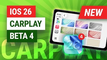 iOS 26 Beta 4 voor Apple CarPlay - NIEUWE achtergronden!