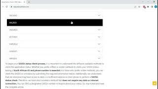 How to Check SASSA Status? SRD Status Online