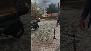 Su Roketi Yaptım plastik borudan 🙂 #roket #suuuuu #şişecam #keşfet #hortum #pompa