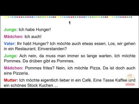 Deutsch lernen im Schlaf & Hören  Lesen und Verstehen Niveau A2 - 1/2 - (14)
