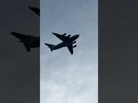 C-17 flyover during blade reveal
