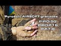 Pyrosoft airsoft pyro bb grenades pyrosoft anareus