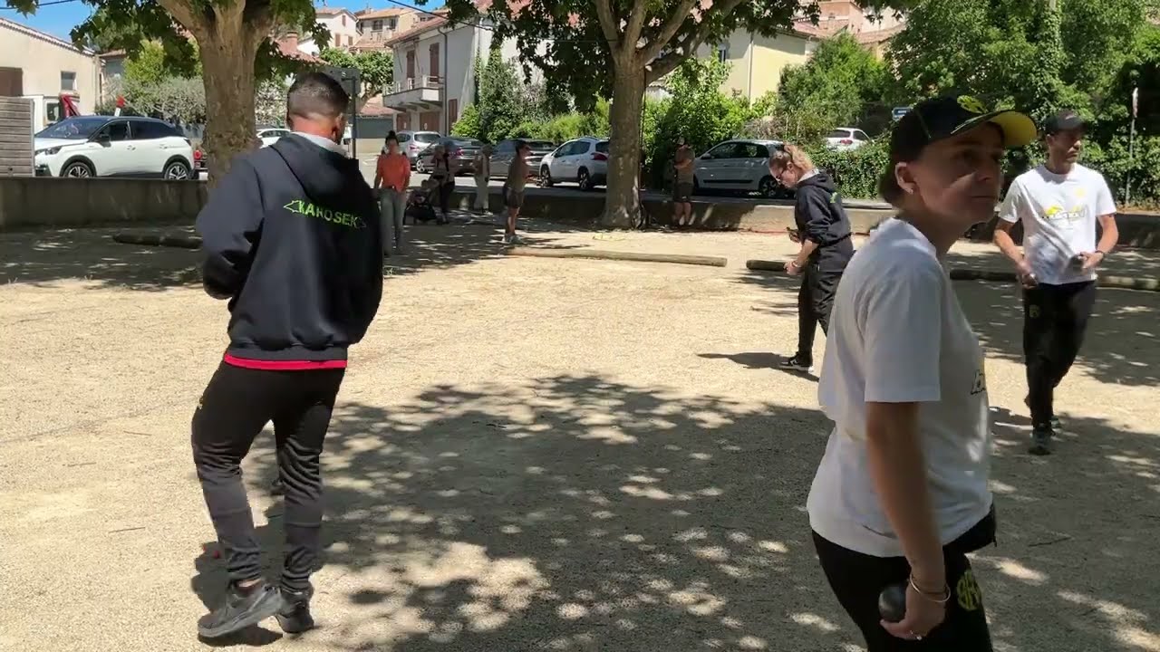 Miniature : Pètanque National Doublettes Mixte barrage Castor/Cano vs Balestieri/Bourin #petanque2026