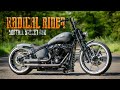 Thunderbike racial rider  customized harleydavidson softail street bob fxbb