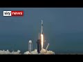 NASA and SpaceX successfully launch rocket carrying astronauts to ISS