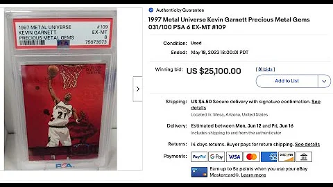 High Rollers 137: The 10 Highest Recent Sportscard Sales on eBay