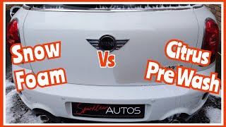 Can a Snow Foam CLEAN BETTER than a Citrus Pre Wash?! #carcare #cardetailing #carwash