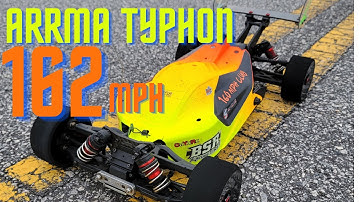 ARRMA TYPHON/BUGGY SPEED RUN.   162mph