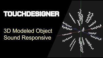 TOUCHDESIGNER: Audio Responsive 3D Model with SOPs & CHOPs