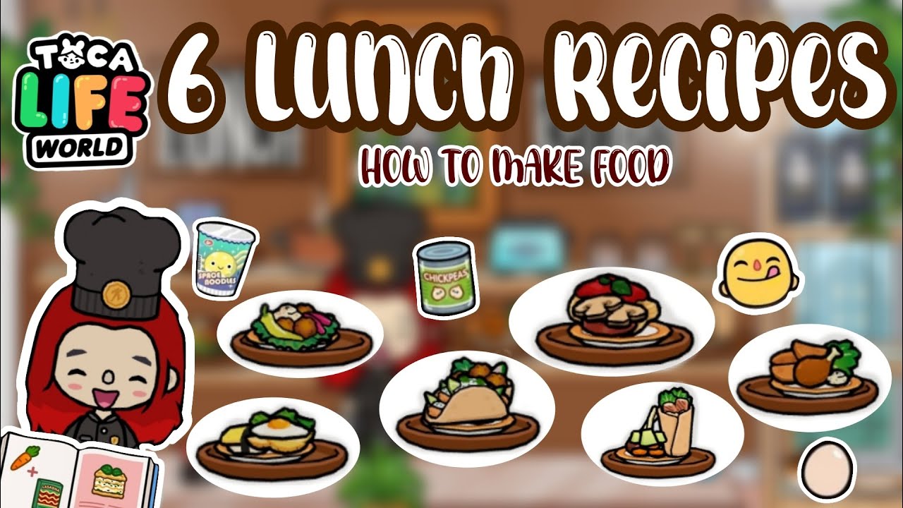 TOCA LIFE WORLD RECIPES - HOW TO MAKE FOOD IN TOCA LIFE WORLD - FREE  RECIPES TOCA LIFE WORLD 