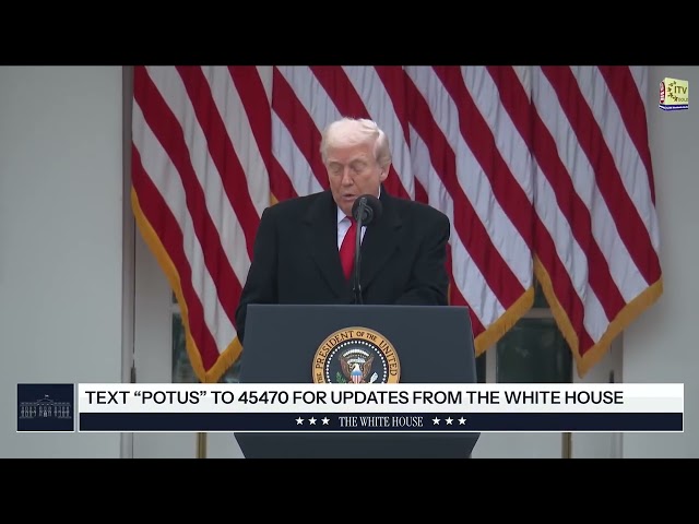 Thanksgiving Tradition Continues: President Trump Pardons Turkeys “Gobble” & “Waddle”