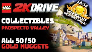 LEGO 2K Drive - All 50 Gold Nuggets (Prospecto Valley) || Collectibles Guide