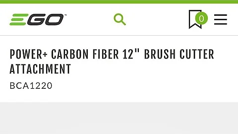 EGO Brush Cutter BCA1220 Attachment Review