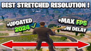 3 WAYS To Get The BEST Stretched Resolution in Fortnite! On all Pc's (Updated 2024 with Low Delay)