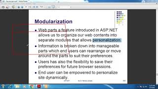 ASP.NET Lecture 50 (5) - Modularization | Theory | Example | Hindi