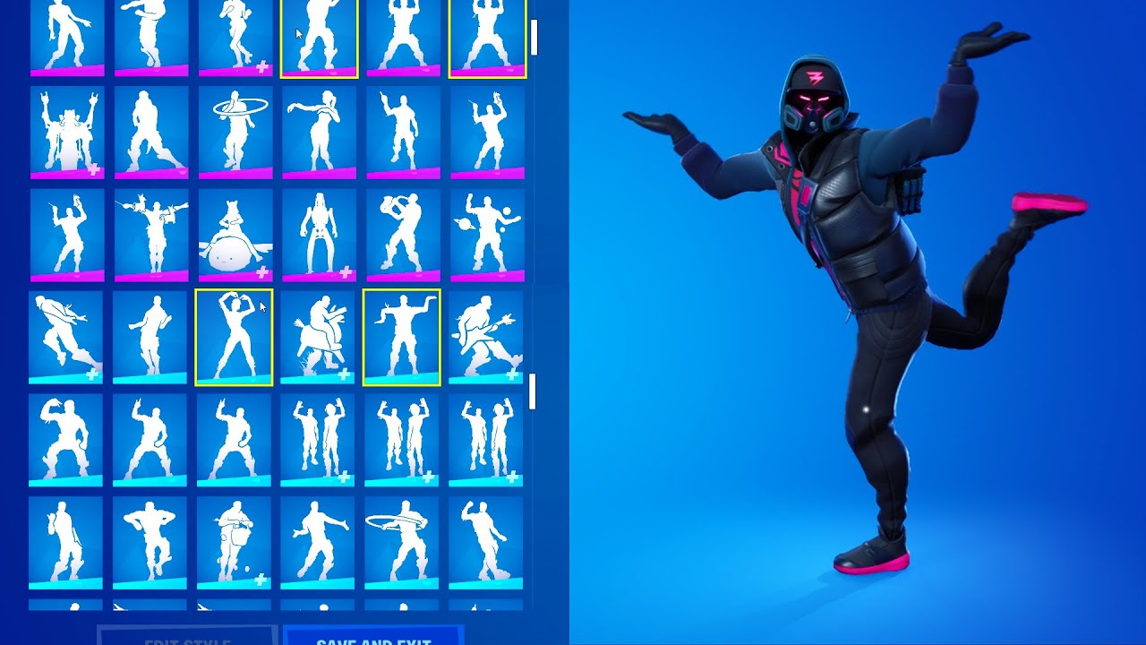 * New * Abstrakt Skin Showcase with all my emotes