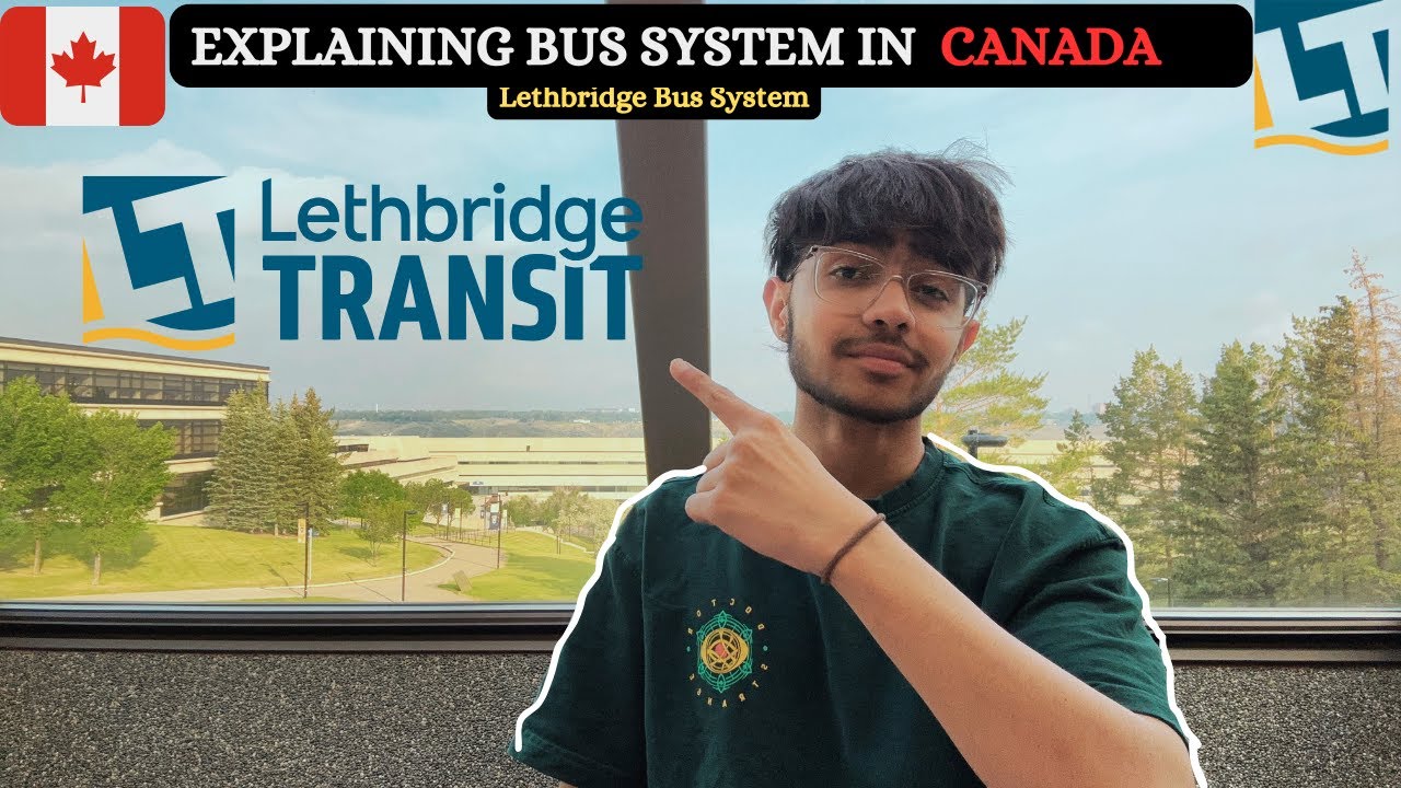 Explaining Bus System In Canada || Lethbridge Transit || Bus Pass ? || Fare , Cons ??