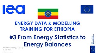 IEA Training for Ethiopia on statistics and modelling: Energy balance and CO2 emissions estimations