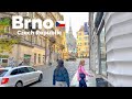 Brno czech republic   november 2022  4k 60fpsr walking tour