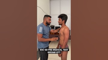 ssc gd pre medical test #sscgd2022