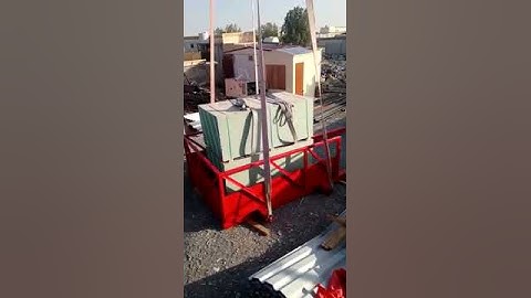 Loading platform trolley Mtg.Green PREFAB FZE