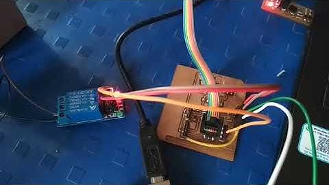 Fan ON/OFF using ATtiny 44 Microcontroller Board and status printing on Serial Monitor