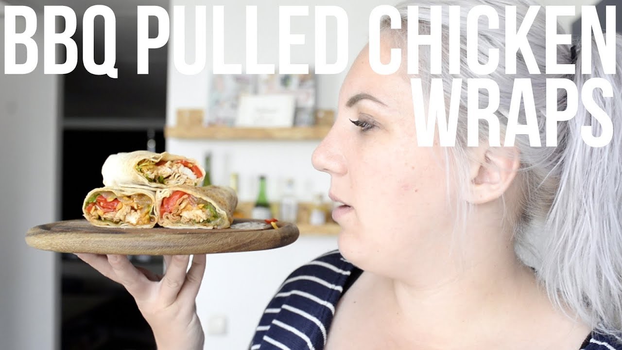 BBQ Pulled Chicken wraps | OhMyFoodness