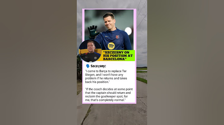 Szczesny on his position at Barcelona #football #barcelona #shorts