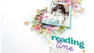 Mixed Media Layout featuring Keeping It Real Collection and Washi Tapes | Nathalie DeSousa