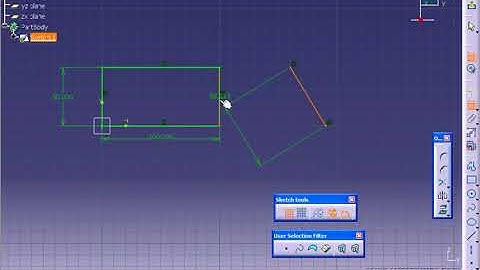 Catia V5 Tutorial 011   Dimension Sketches