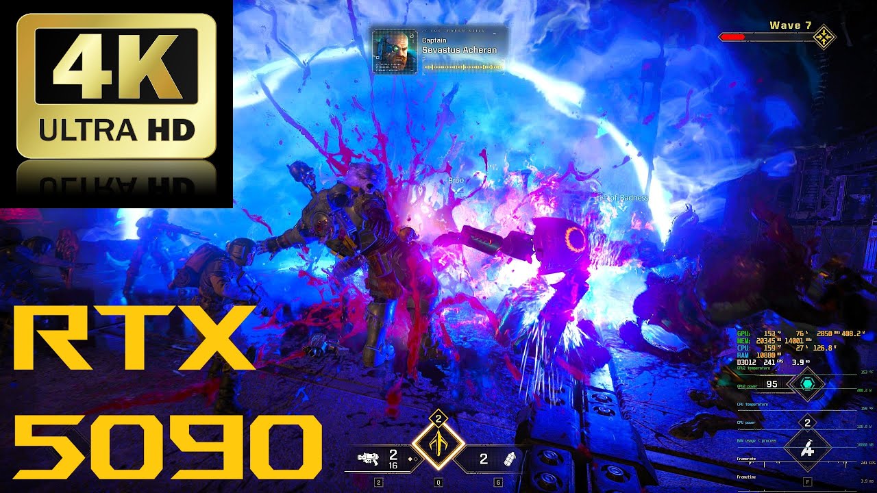 [4K] Warhammer 40k: Space Marine 2 - RTX 5090 Ryzen 9950x3D - LIVE ...