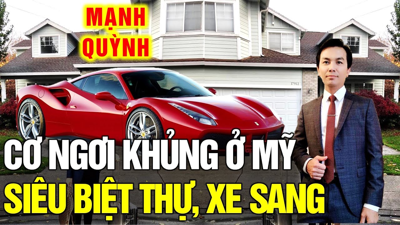 Cận cảnh cơ ngơi ca sĩ Mạnh Quỳnh ở Mỹ - Lộ diện vợ đẹp cùng 2 con trai giống cha như đúc - YouTube