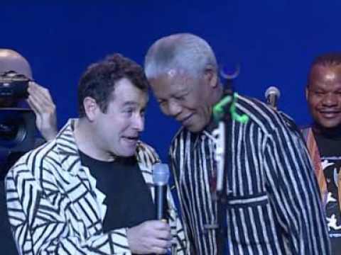 Nelson Mandela and Johnny Clegg