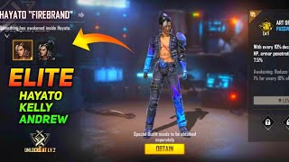 Free Fire Elite hayato Character Skill Change Elite kelly, elite hayato & elite andrew skill