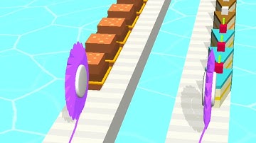 Twin Slicer! Very Satisfying and Relaxing ASMR Slicing Game.  #shorts