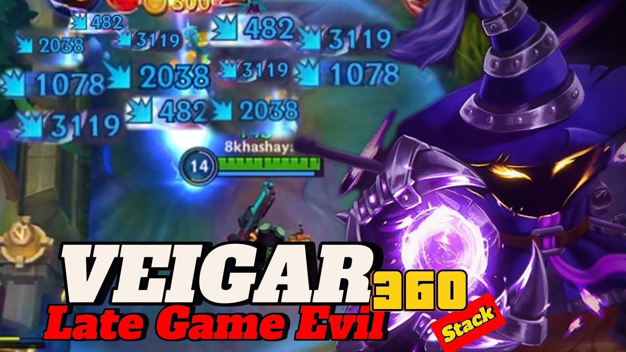 1 Shot Veigar, Huge damage In Mid Lane, Master Rank, Build and Runes.