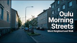 Morning Street Walk in Oulu  Silent Neighborhood POV screenshot 5