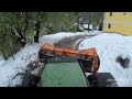 Winterdienst ❄️ plowing snow in April 😱 24.4.2024 part 1 ❄️ crazy weather 😱