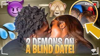 I PUT MY TWIN ON A BLIND DATE WITH A BADDIE 💦😈 * GONE RIGHT * 😍🌶️ #jubliee  #blinddate