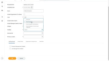 Create Supervisory Organization  in WorkDay part 02