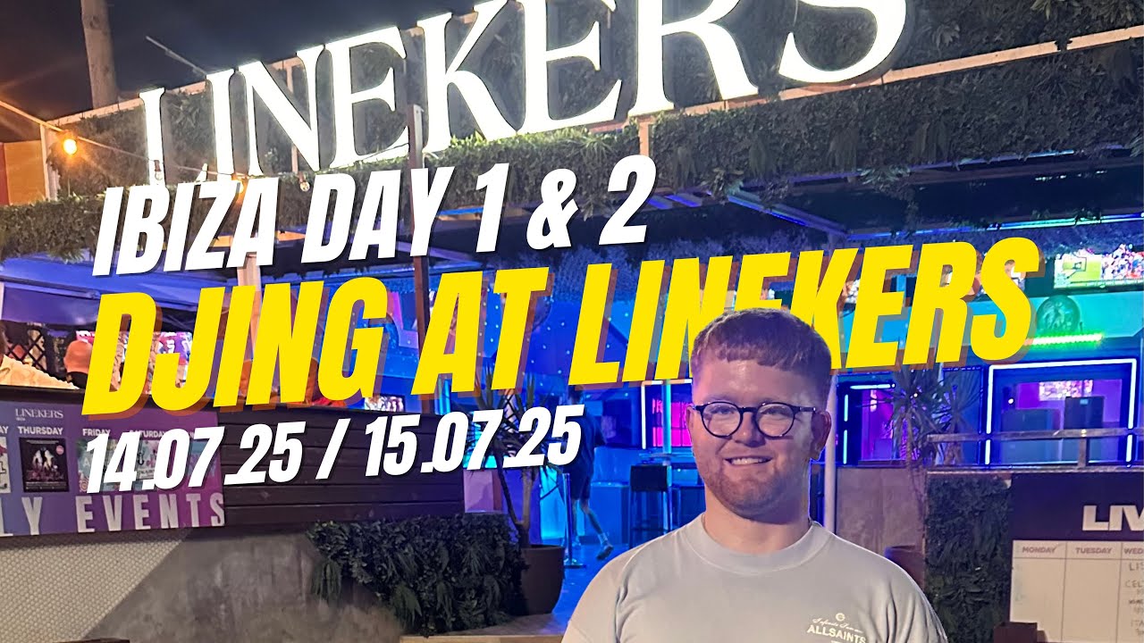 DJING AT LINEKERS BAR IN IBIZA | CIRCOLOCO AT DC 10 - DAY 1 & 2